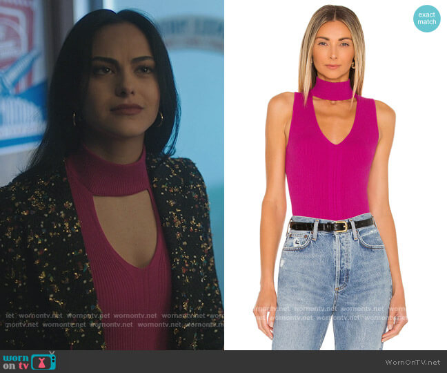 Bailey 44 Zoe Top worn by Veronica Lodge (Camila Mendes) on Riverdale