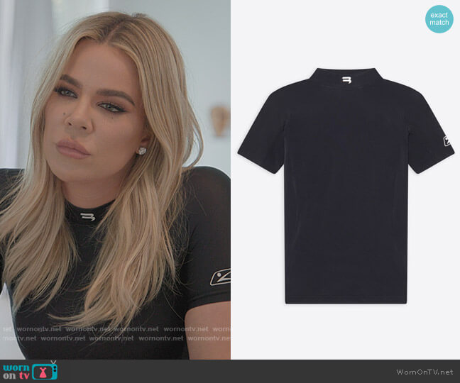 Balenciaga Sporty B Top worn by Khloe Kardashian (Khloe Kardashian) on The Kardashians