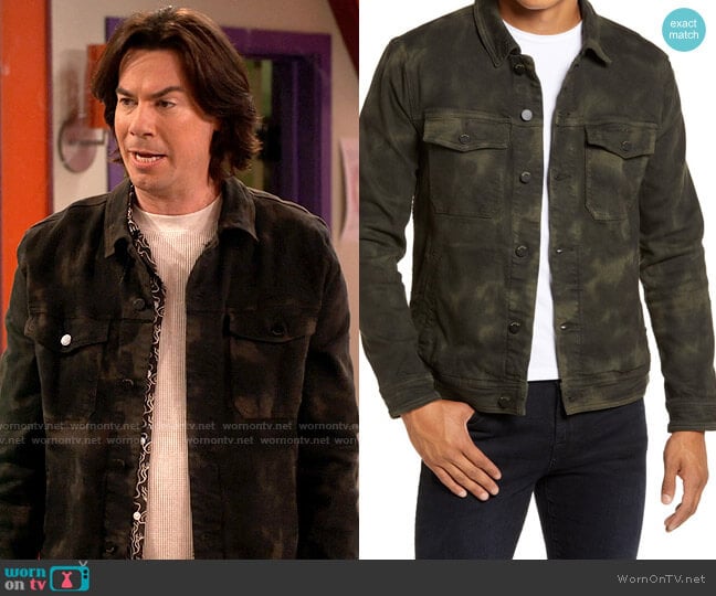 Nature by Blank NYC Tie Dye Trucker In Naughty worn by Spencer Shay (Jerry Trainor) on iCarly