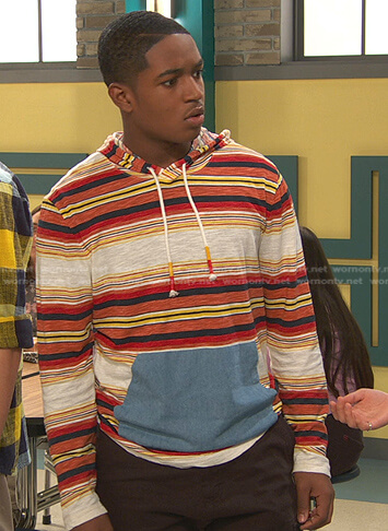 Booker’s striped hoodie on Ravens Home