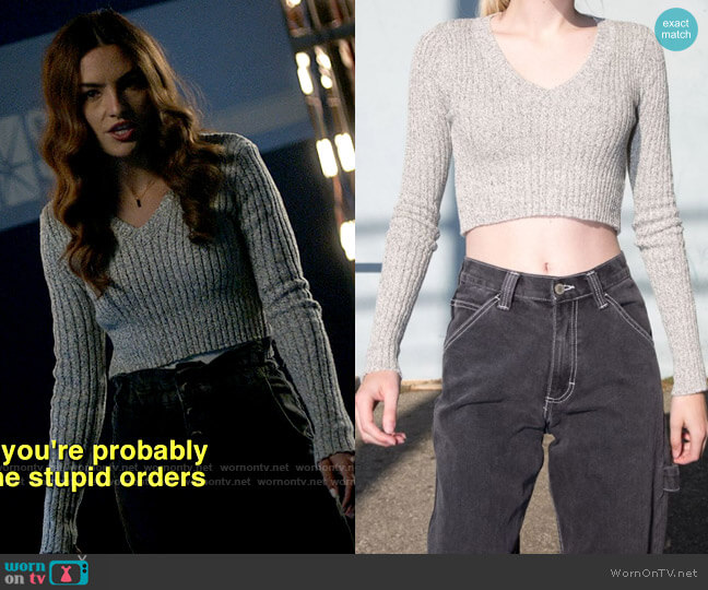 Brandy Melville Milena Sweater worn by Allegra Garcia (Kayla Compton) on The Flash