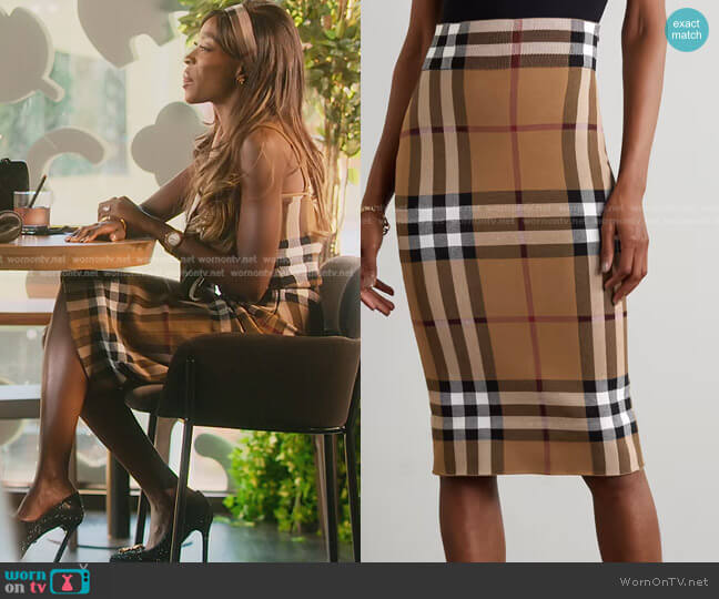 by Burberry worn by Chelsea Lazkani on Selling Sunset