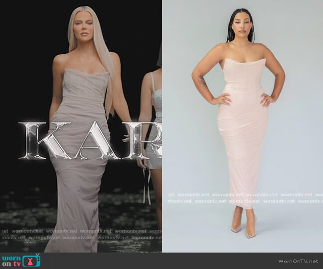 Katharine Polk Khloe Dress worn by Khloe Kardashian (Khloe Kardashian) on The Kardashians