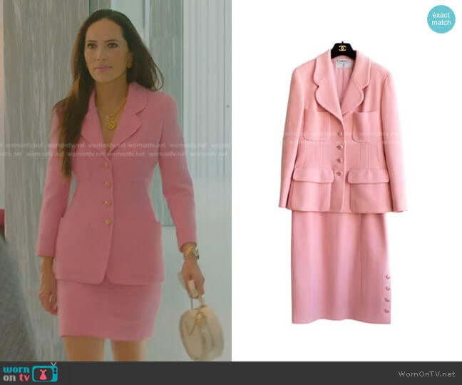 Chanel Vintage Jacket worn by Davina Potratz on Selling Sunset