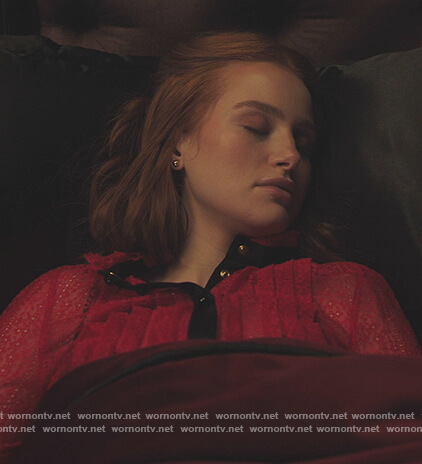 Cheryl’s red lace dress on Riverdale