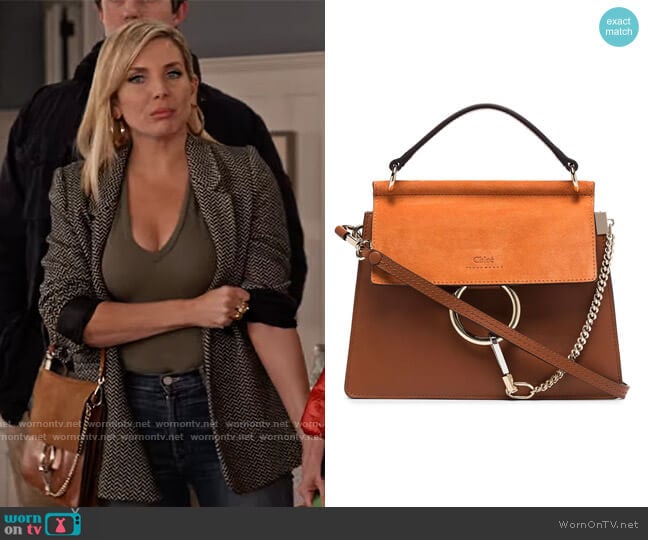 Chloe Small Faye Top Handle Bag worn by Brianna (June Raphael) on Grace and Frankie