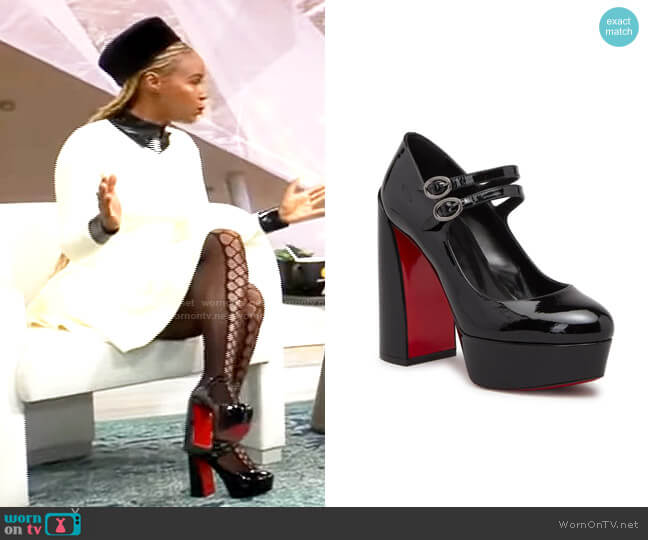 Christian Louboutin Movida Patent Mary Jane Pumps