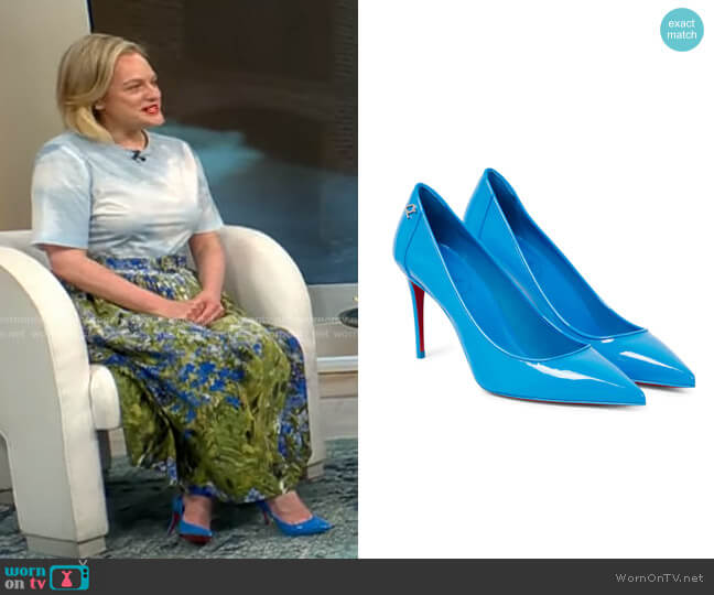 Sporty Kate 85 patent leather pumps bu Christian Louboutin