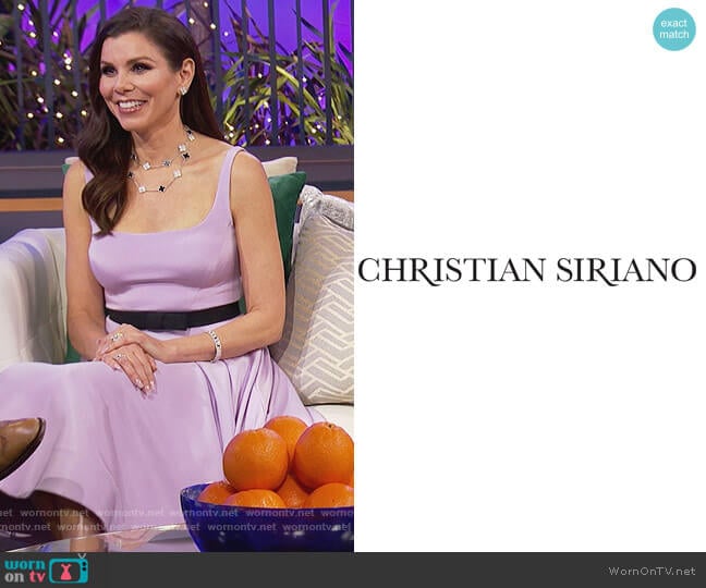 Christian Siriano Custom Dress worn by Heather Dubrow on The Real Housewives of Orange County