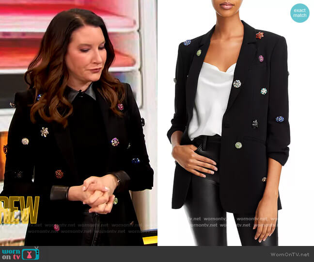 Cinq a Sept Ditsy Khloe Embellished Blazer