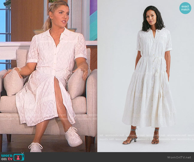 Cleobella Peyton Ankle Dress worn by Amanda Kloots on The Talk