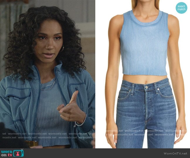 Cotton Citizen Ibiza Top worn by Layla Keating (Greta Onieogou) on All American