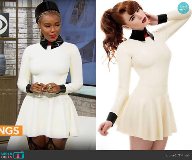 Dead Lotus Couture Collared Mini Dress