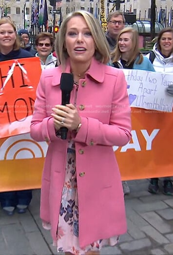 Dylan’s pink coat on Today