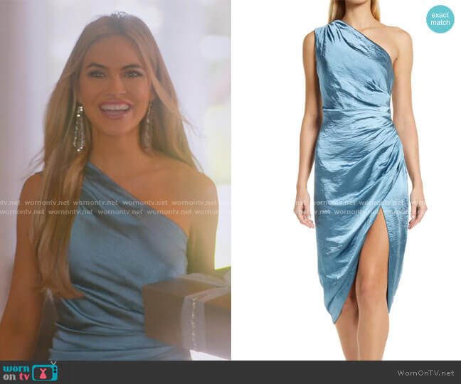 Elliatt Cassini One-Shoulder Dress worn by Chrishell Stause on Selling Sunset