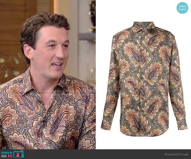 Etro Paisley-Print Shirt