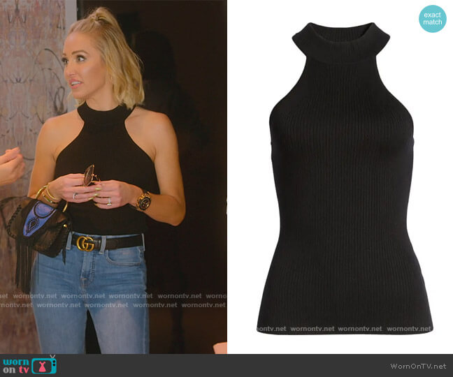 Guess Mock Neck Racerbag Tank worn by Mary Fitzgerald on Selling Sunset