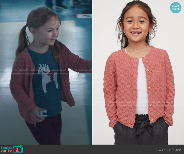 H&M Textured-Knit Cardigan