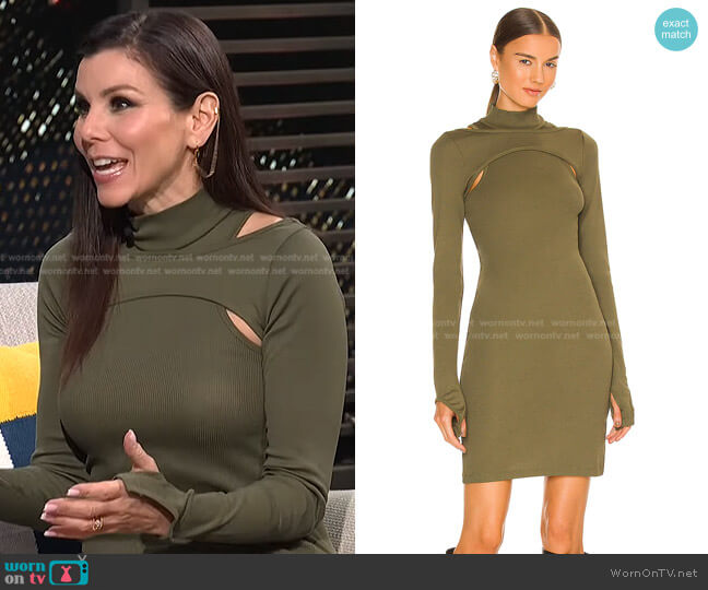 Helmut Lang Rib Cutout Dress