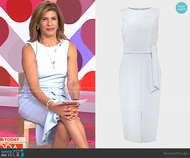 Hobbs London Kaia Shift Dress worn by Hoda Kotb on Today