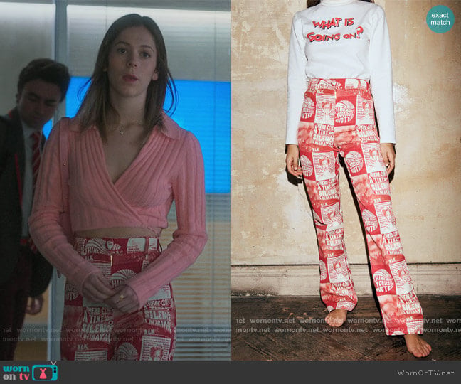 Irati 2020 Pants worn by Cayetana Grajera Pando (Georgina Amoros) on Elite