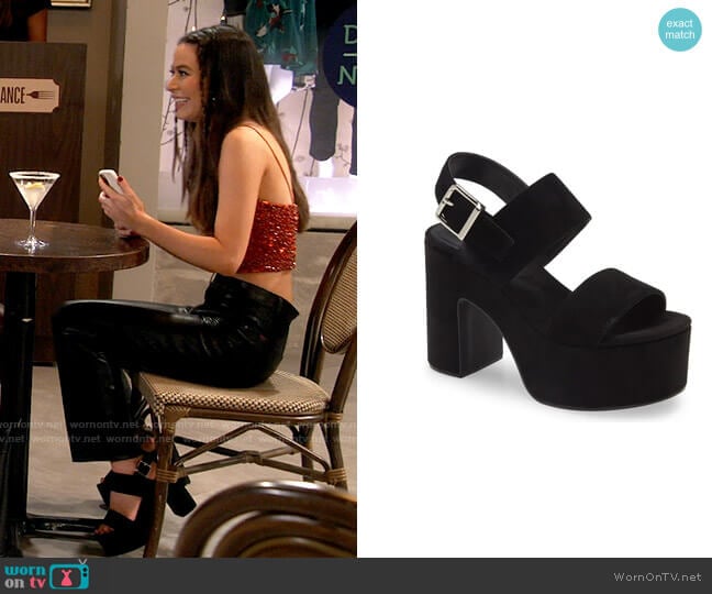 Jeffrey Campbell Moody Platform Sandal worn by Carly Shay (Miranda Cosgrove) on iCarly