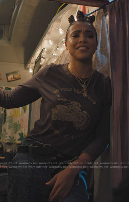 Kaela’s No Need For Speed tee on Charmed
