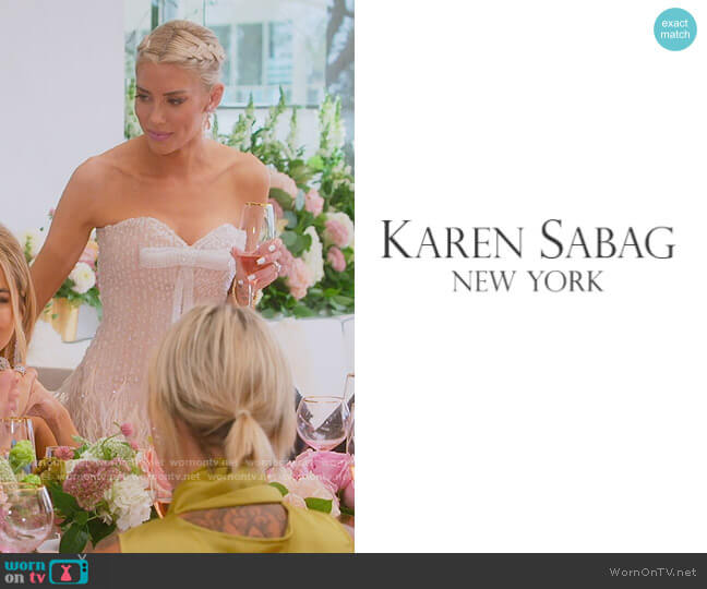 Karen Sabag Custom Dress worn by Heather Rae Young on Selling Sunset