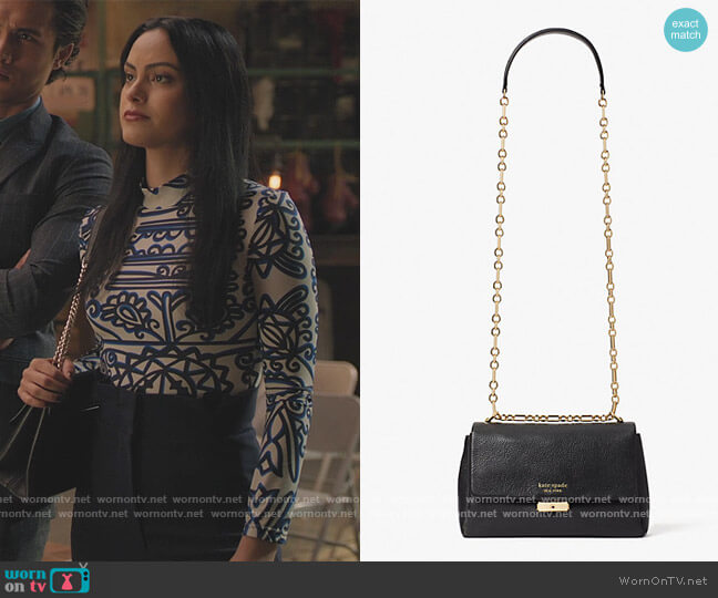Kate Spade Carlyle medium shoulder bag worn by Veronica Lodge (Camila Mendes) on Riverdale