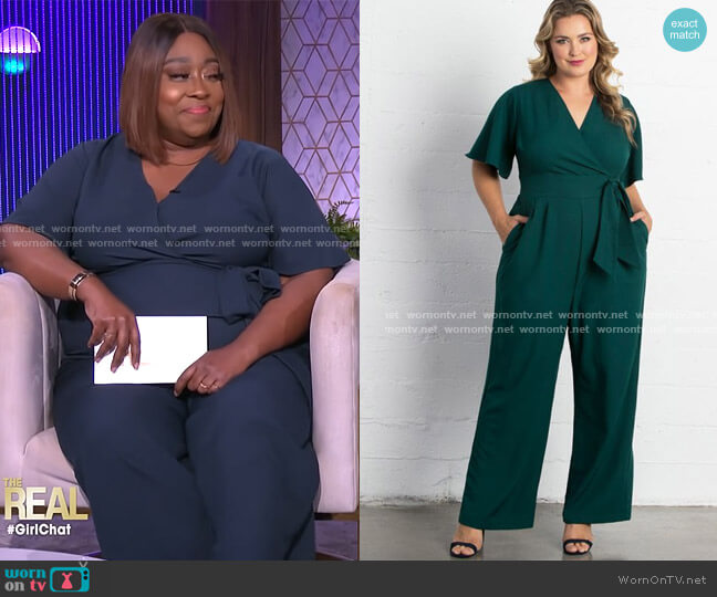 Kiyonna Charisma Jumpsuit worn by Loni Love on The Real