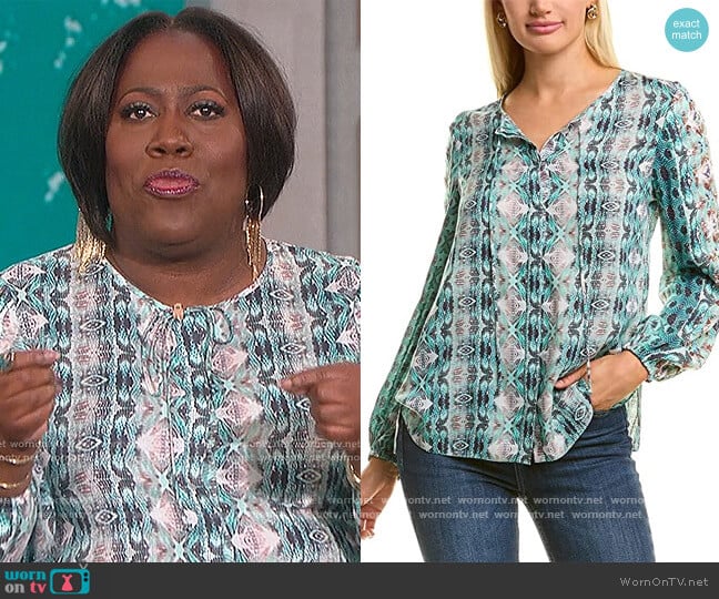 Kobi Halperin Lapenna Blouse worn by Sheryl Underwood on The Talk
