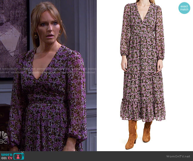 Lost + Wander Lovestoned Maxi Dress worn by Abigail Deveraux (Marci Miller) on Days of our Lives