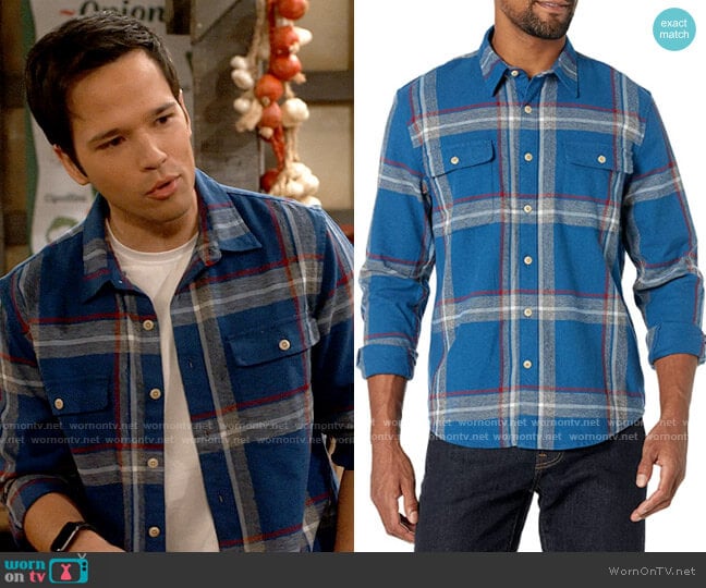 WornOnTV: Freddie's blue plaid shirt on iCarly Nathan Kress