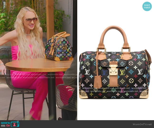 Louis Vuitton Speedy 30 Tote Bag worn by Christine Quinn on Selling Sunset