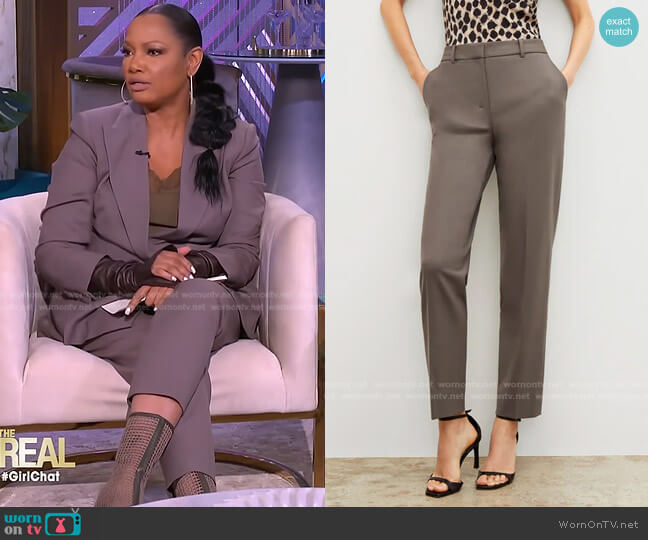 M. M. Lafleur The Mejia Pant worn by Garcelle Beauvais on The Real