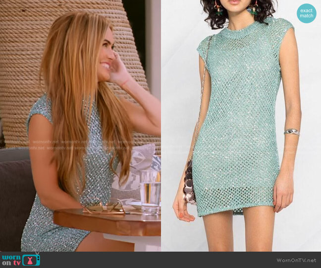 Missoni Sequin-Embellished Knitted Dress worn by Chrishell Stause on Selling Sunset