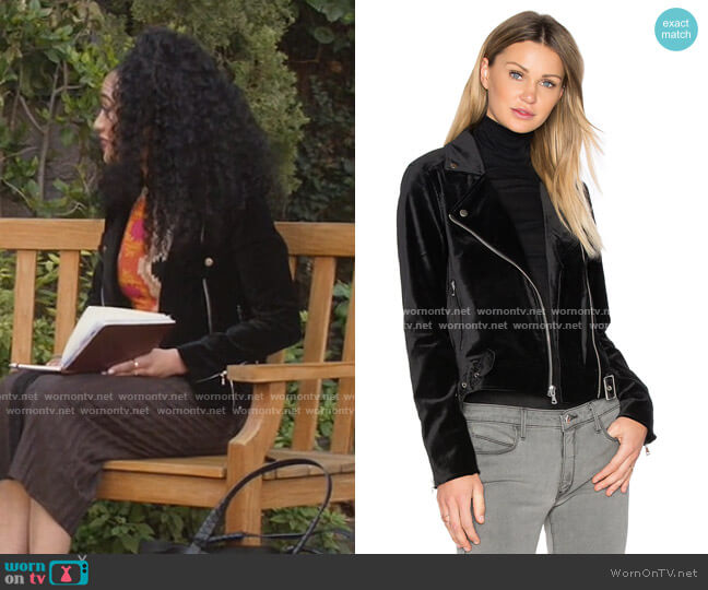 Paige Shana Jacket worn by Olivia Baker (Samantha Logan) on All American