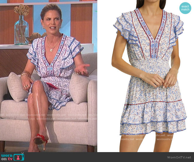 Poupette St Barth Camila Mini Dress worn by Natalie Morales on The Talk