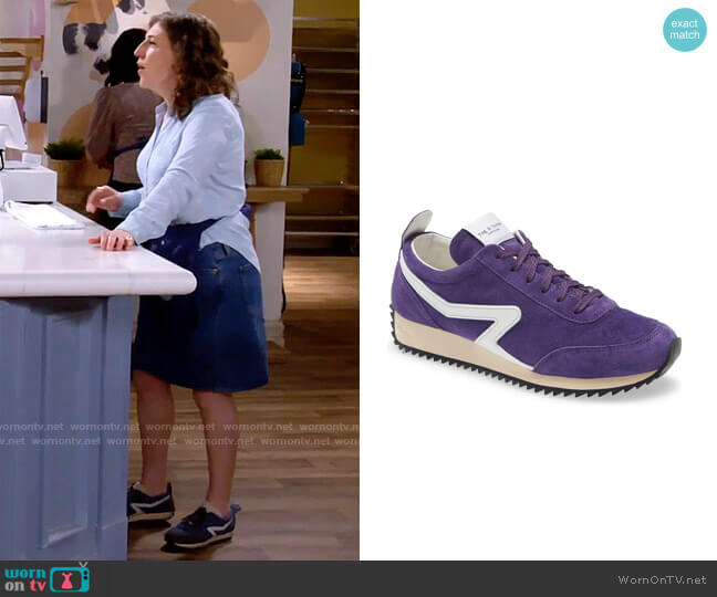 Rag and Bone Retro Runner in Blue/Violet worn by Kat Silver (Mayim Bialik) on Call Me Kat