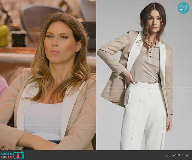 Reiss Farley Blazer worn by Maya Vander on Selling Sunset