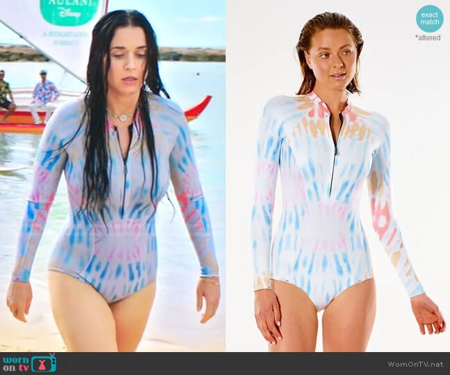 Rip Curl Wipeout G-Bomb Long Sleeve Springsuit worn by Katy Perry on American Idol