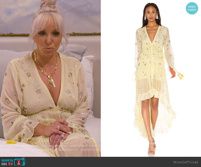 Rococo Sand Star Light High Low Dress worn by Margaret Josephs on The Real Housewives of New Jersey