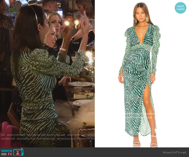 Rococo Sand Irene Gown worn by Noella Bergener on The Real Housewives of Orange County