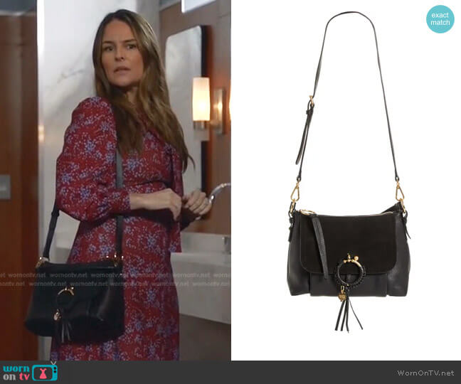 See by Chloe Joan Leather Shoulder Bag worn by Isabella Colón (Yara Martinez) on Bull