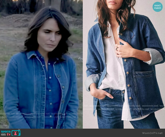 Sezane Will Jacket worn by Lilia Luciano on CBS Mornings