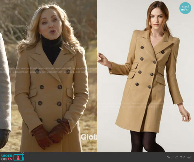 Smythe Cadet Coat worn by Marissa Morgan (Geneva Carr) on Bull