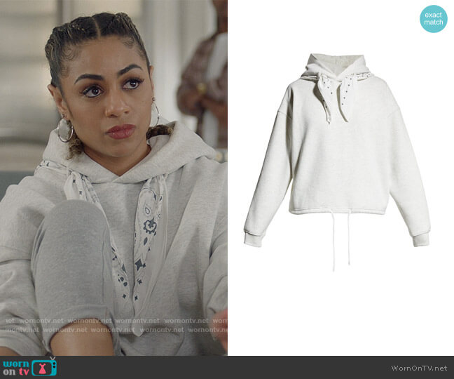 Stampd Bandana Pullover Hoodie worn by Patience (Chelsea Tavares) on All American