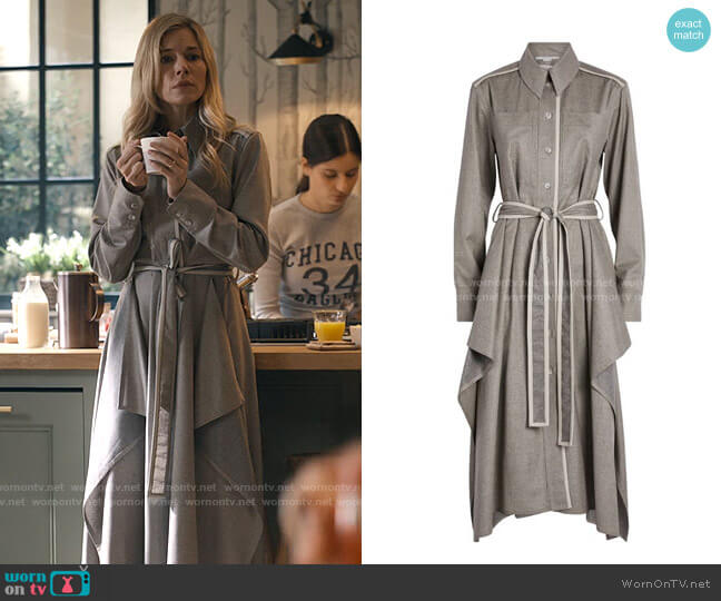 Stella McCartney Leilani Dress worn by Sophie Whitehouse (Sienna Miller) on Anatomy of a Scandal
