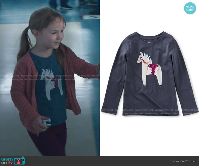 Tea Collection Dala Horse Graphic Tee