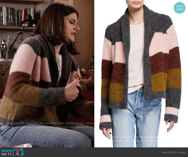 The Great The Stripe Lodge Cardigan